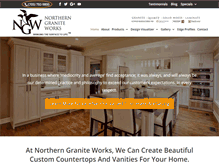 Tablet Screenshot of northerngranite.ca